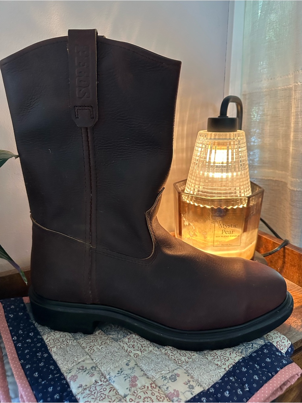 Red Wing 4470 Steel Toe Pecos Boots Size 9 D